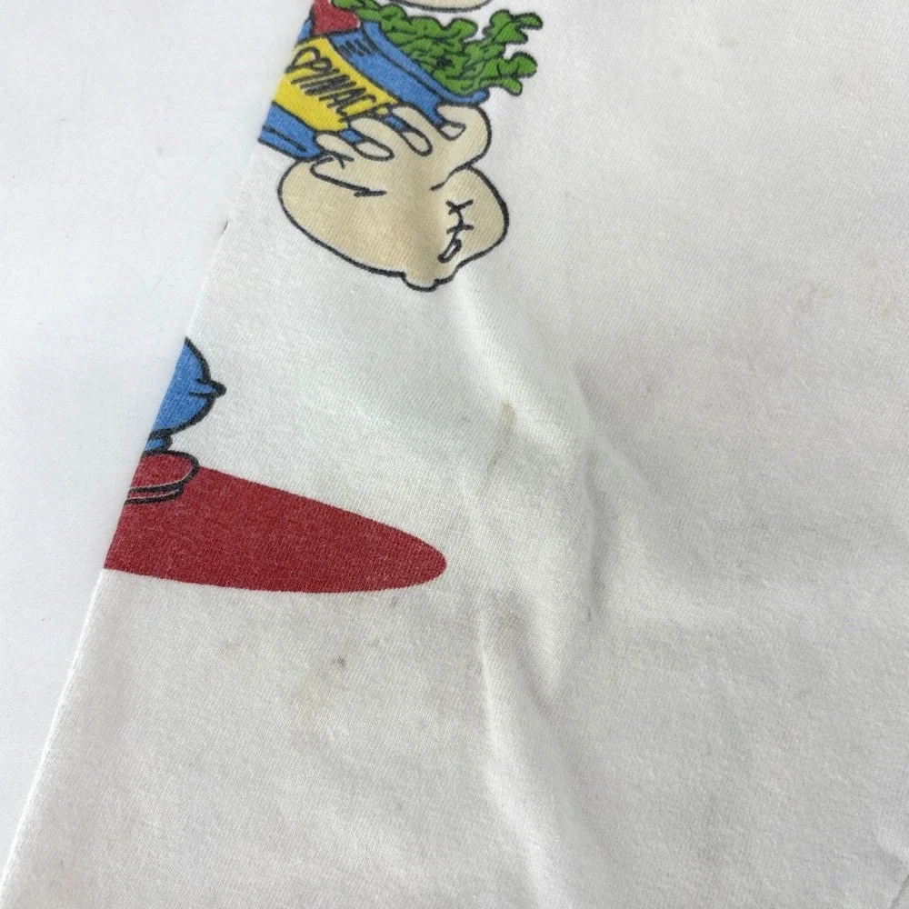 Vintage Kids Boys Popeye‎ The Sailor Pants Spinach Can Stretch Small Cartoon
